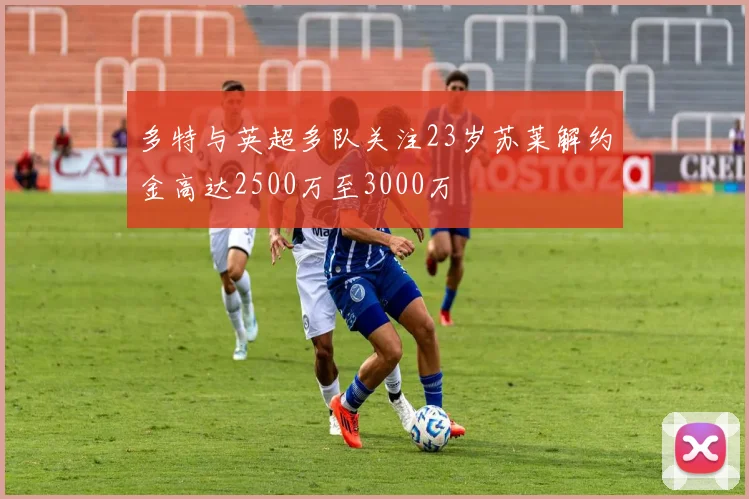 多特与英超多队关注23岁苏莱解约金高达2500万至3000万